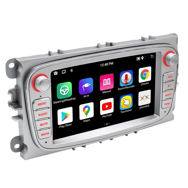 For Ford Focus 7 Inch HD Android Navigation Bluetooth RDS Radio, Size: 1+32G(Silver) - Car MP3 & MP4 & MP5 by PMC Jewellery | Online Shopping South Africa | PMC Jewellery | Buy Now Pay Later Mobicred