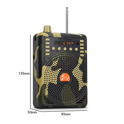 48W Wireless Bluetooth Voice Amplifier with Remote Control Supports USB/TF Card Playback US Plug(Camouflage) - Midrange Speaker & Frequency Divider by PMC Jewellery | Online Shopping South Africa | PMC Jewellery | Buy Now Pay Later Mobicred