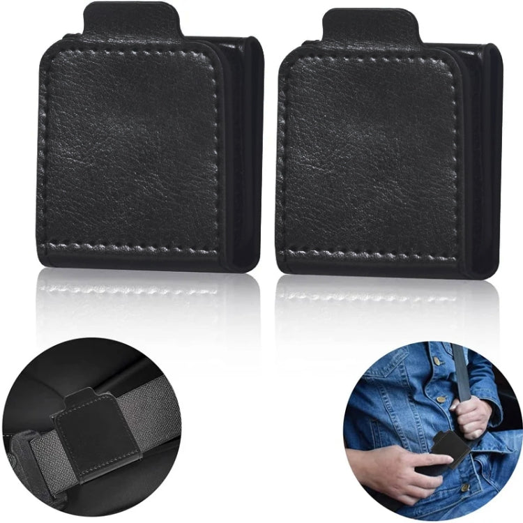 1pair Child and Adult Car Seat Belt Anti-strangle Adjuster(Black) - Seat Belts & Padding by PMC Jewellery | Online Shopping South Africa | PMC Jewellery | Buy Now Pay Later Mobicred