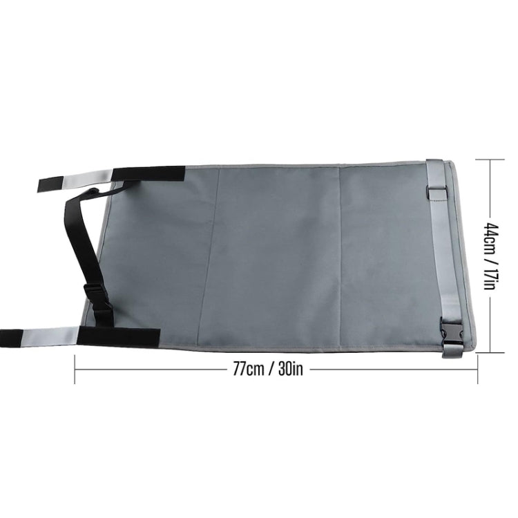 79 x 44cm Kids Airplane Seat Extender Portable Travel Seat Cushion(Gray) - Seat Accessories by PMC Jewellery | Online Shopping South Africa | PMC Jewellery