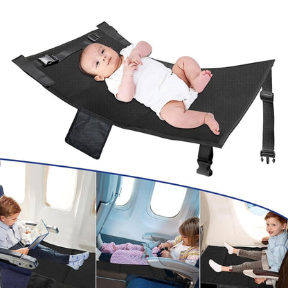 79 x 44cm Kids Airplane Seat Extender Portable Travel Seat Cushion(Gray) - Seat Accessories by PMC Jewellery | Online Shopping South Africa | PMC Jewellery