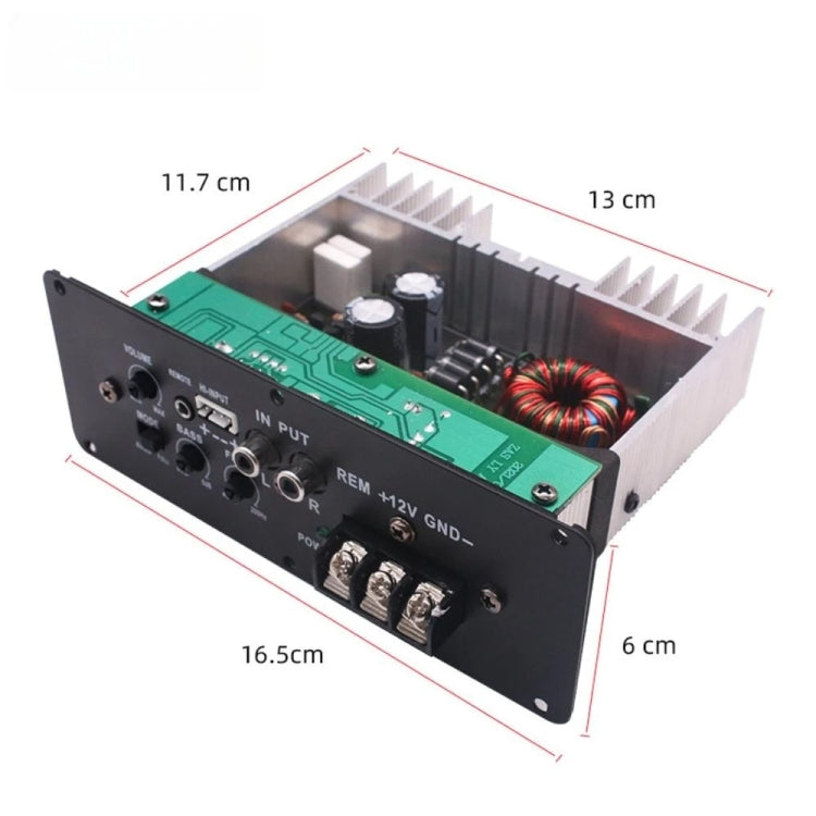 24V Car Audio Modification Ultra-thin Subwoofer Audio Amplifier Board RMS80W - Car Amplifiers by PMC Jewellery | Online Shopping South Africa | PMC Jewellery | Buy Now Pay Later Mobicred