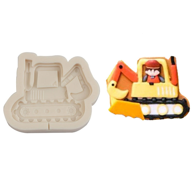 Cartoon Construction Site Tools Engineering Car Cake Decoration Molds, Specification: MK-3057 (Light Gray) - Food Molds by PMC Jewellery | Online Shopping South Africa | PMC Jewellery