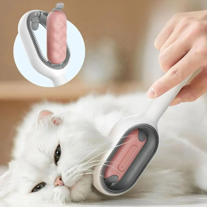 Pet Cats With Water Tank Hair Removal Comb Cleaning Hair Brush, Style: Long Hair (Pink) - Brushes & Combs by PMC Jewellery | Online Shopping South Africa | PMC Jewellery