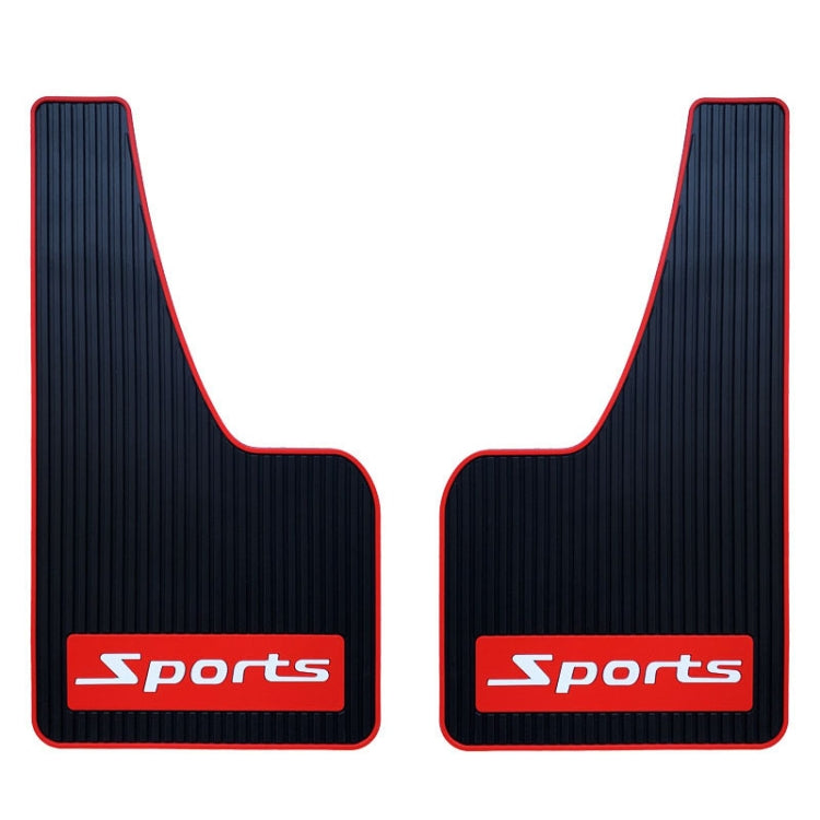 2pcs Car Tire Mud Flap Modification Plastic Anti-Splash Mud Flap, Style: Large Sports - Mudguards by PMC Jewellery | Online Shopping South Africa | PMC Jewellery | Buy Now Pay Later Mobicred