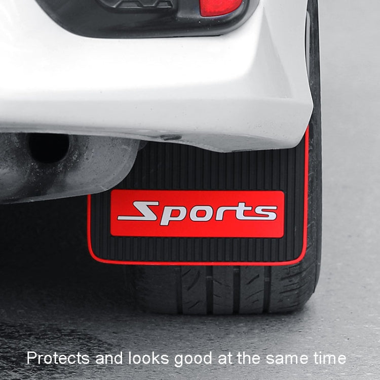 2pcs Car Tire Mud Flap Modification Plastic Anti-Splash Mud Flap, Style: Large Sports - Mudguards by PMC Jewellery | Online Shopping South Africa | PMC Jewellery | Buy Now Pay Later Mobicred