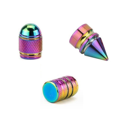 Car Bicycle Tire Aluminum Alloy Dustproof Valve Cap(Cylindrical Style) - Tire Valve Caps by PMC Jewellery | Online Shopping South Africa | PMC Jewellery | Buy Now Pay Later Mobicred