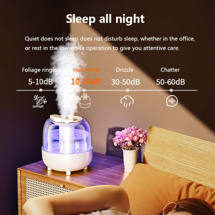 4L Wireless Humidifier USB Oil Diffuser with Night Light(Green) - Air Purifiers & Accessories by PMC Jewellery | Online Shopping South Africa | PMC Jewellery