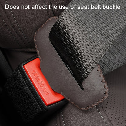 For BMW 1pair Seatbelt Insert Protector Bumper Belt Chuck Decoration(Red) - Seat Belts & Padding by PMC Jewellery | Online Shopping South Africa | PMC Jewellery | Buy Now Pay Later Mobicred