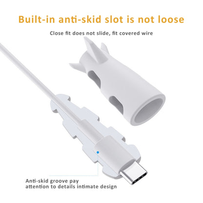 Data Line Protector For IPhone USB Type-C Charger Wire Winder Protection, Spec: Single Head Band White - Cable Organizer by PMC Jewellery | Online Shopping South Africa | PMC Jewellery | Buy Now Pay Later Mobicred