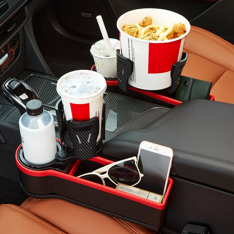 Car Seat Gap Storage Box Car Water Cup Holder Ashtray, Color: Left Black Red - Stowing Tidying by PMC Jewellery | Online Shopping South Africa | PMC Jewellery | Buy Now Pay Later Mobicred