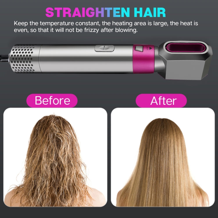 5 In 1 Hot Air Comb Automatic Curling Iron Square Model Hair Styling Comb Curling And Straightening, Plug: EU Plug - Hair Curler by PMC Jewellery | Online Shopping South Africa | PMC Jewellery | Buy Now Pay Later Mobicred