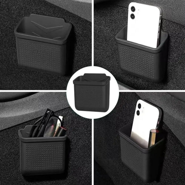 For Tesla Model 3Y Adhesive Sticker Installation Car Silicone Storage Bo(Black) - Stowing Tidying by PMC Jewellery | Online Shopping South Africa | PMC Jewellery | Buy Now Pay Later Mobicred