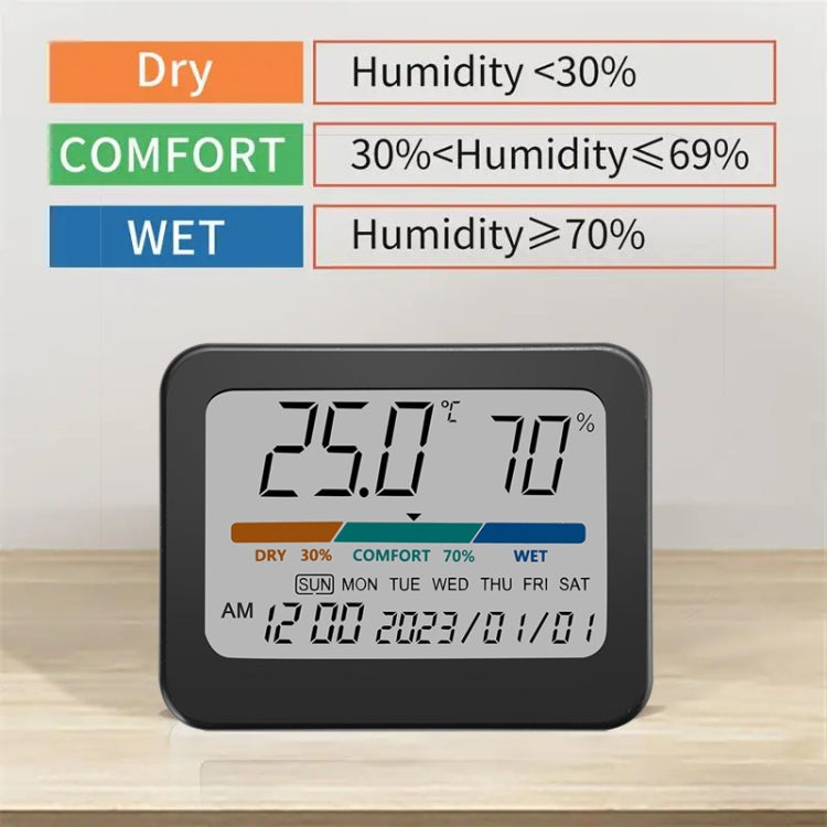 Indoor Temperature And Humidity Monitor Thermometer Hygrometer With Perpetual Calendar - Indoor Thermometer by PMC Jewellery | Online Shopping South Africa | PMC Jewellery