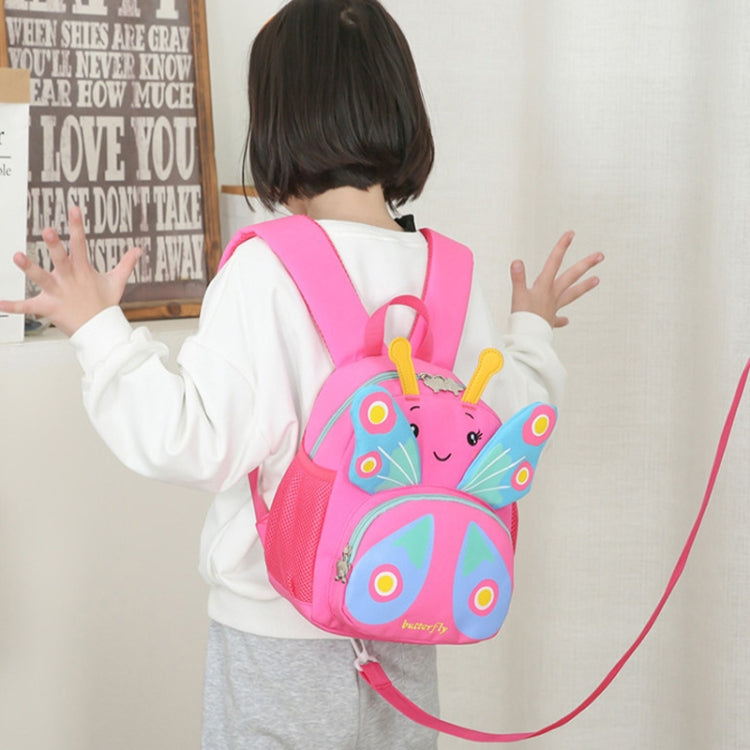 Children Schoolbag Shoulder Bag Girls Cute Cartoon Butterfly Backpack(Purple) - Double-shoulder Bags by PMC Jewellery | Online Shopping South Africa | PMC Jewellery