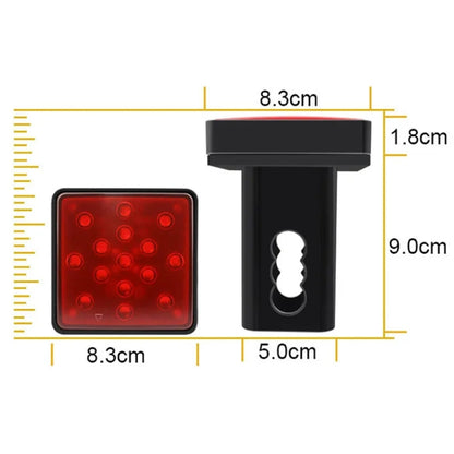 Automotive LED Trailer Lights Universal Rear Brake Lights, Color: Black Shell 12 Light - Warning Lights by PMC Jewellery | Online Shopping South Africa | PMC Jewellery | Buy Now Pay Later Mobicred