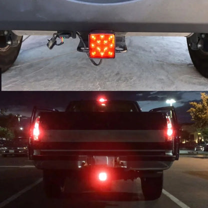 Automotive LED Trailer Lights Universal Rear Brake Lights, Color: Black Shell 12 Light - Warning Lights by PMC Jewellery | Online Shopping South Africa | PMC Jewellery | Buy Now Pay Later Mobicred