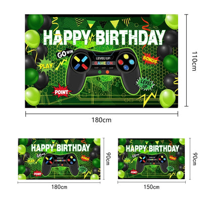 180x110cm Game Console Theme Birthday Background Birthday Party Decoration Banner(2023SRB51) - Birthday Party by PMC Jewellery | Online Shopping South Africa | PMC Jewellery