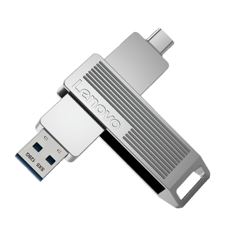 Lenovo SX5 Pro USB3.2+Type-C Dual Interface Mobile Solid State Flash Drive, Memory: 256GB(Silver) - USB Flash Drives by Lenovo | Online Shopping South Africa | PMC Jewellery | Buy Now Pay Later Mobicred