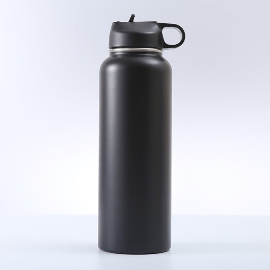 40oz 1150ML 304 Stainless Steel Double Layer Vacuum With Handle Sports Kettle Outdoor Portable Thermal Mug(Black) - Vacuum Thermoses & Cups by PMC Jewellery | Online Shopping South Africa | PMC Jewellery