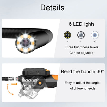 Teslong NTS300 5.5mm-1M Dual Lens Waterproof 5 Inch HD Industrial Borescope Auto Repair Tools -  by Teslong | Online Shopping South Africa | PMC Jewellery