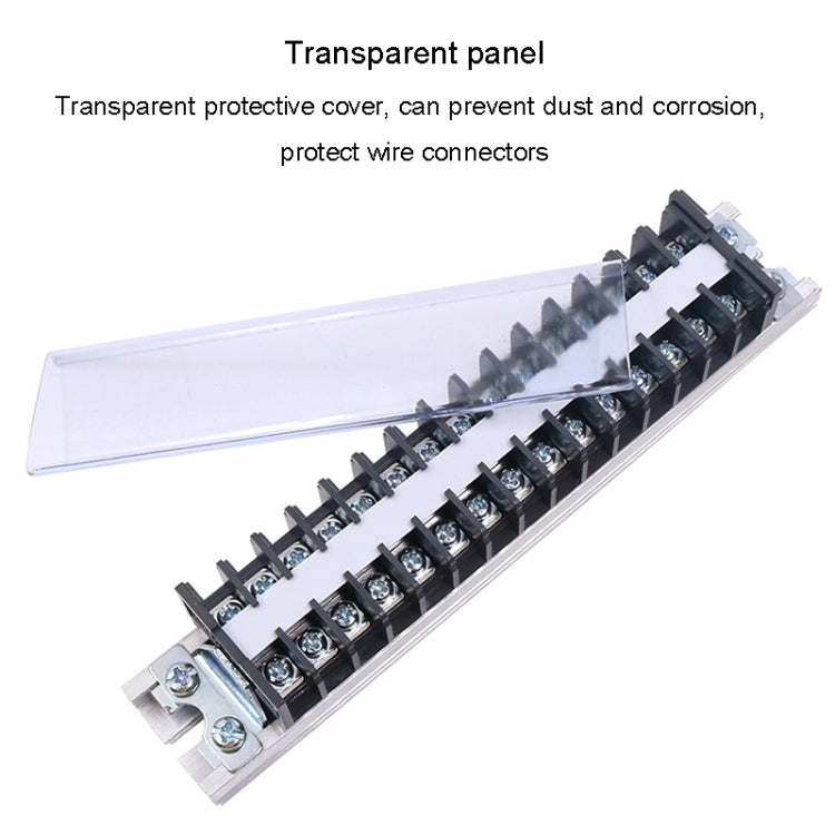 CHINT TD-100-10 Terminal Block Rail Type Wiring Block Paralleling Wires Wire Connector - Booster Cable & Clip by CHNT | Online Shopping South Africa | PMC Jewellery | Buy Now Pay Later Mobicred