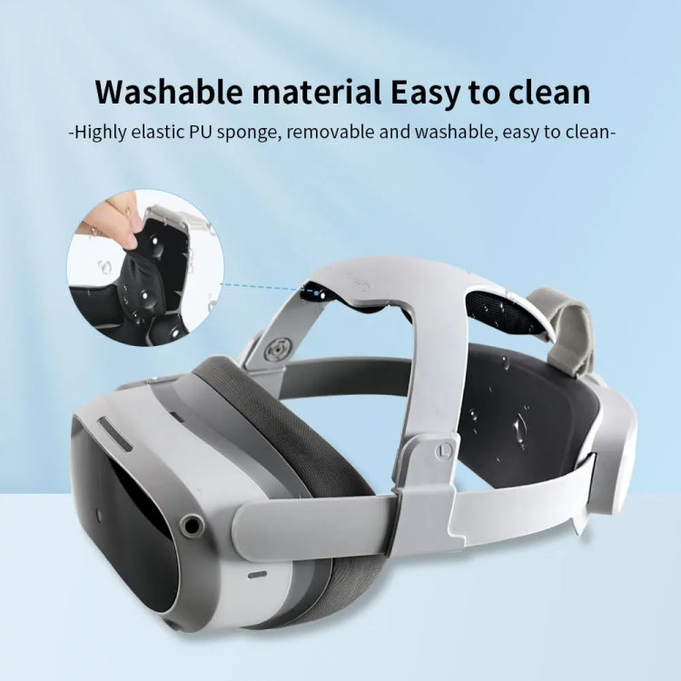 For PICO 4 Hibloks Pressure-free Headband High Elastic PU Headstrap VR Accessories - VR Accessories by hibloks | Online Shopping South Africa | PMC Jewellery | Buy Now Pay Later Mobicred