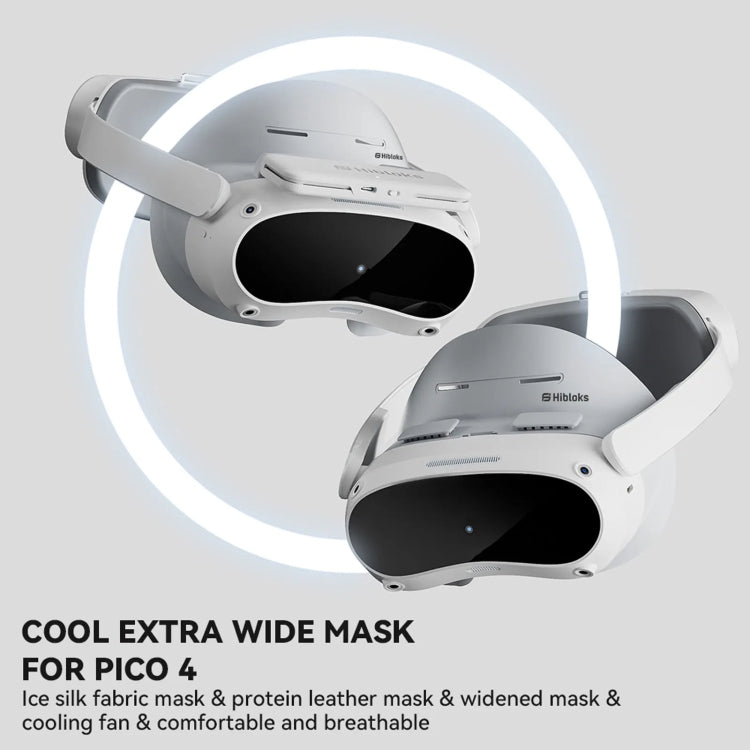 For PICO 4 Hibloks VR Glasses Face Cushion Widened Breathable Protector Pad, Spec: 1pc PU Cotton - VR Accessories by Hibloks | Online Shopping South Africa | PMC Jewellery | Buy Now Pay Later Mobicred