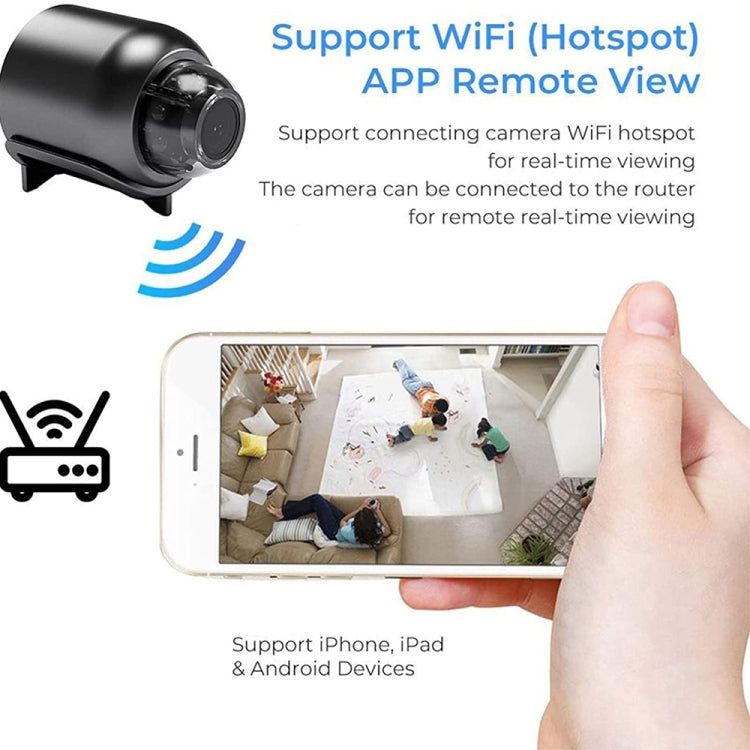 2 Million Pixel HD Home Smart WIFI Remote Mini 1080P Surveillance Camera, Specification: X5 - Mini Camera by PMC Jewellery | Online Shopping South Africa | PMC Jewellery | Buy Now Pay Later Mobicred