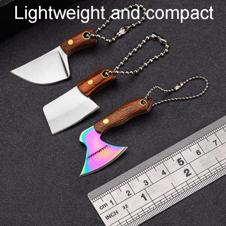 Mini Knife Keychain Portable Removal Express Pendant Accessory With Holster, Model: Small Machete - Burin &Cutting Knife by PMC Jewellery | Online Shopping South Africa | PMC Jewellery