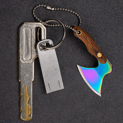 Mini Knife Keychain Portable Removal Express Pendant Accessory With Holster, Model: Small Machete - Burin &Cutting Knife by PMC Jewellery | Online Shopping South Africa | PMC Jewellery