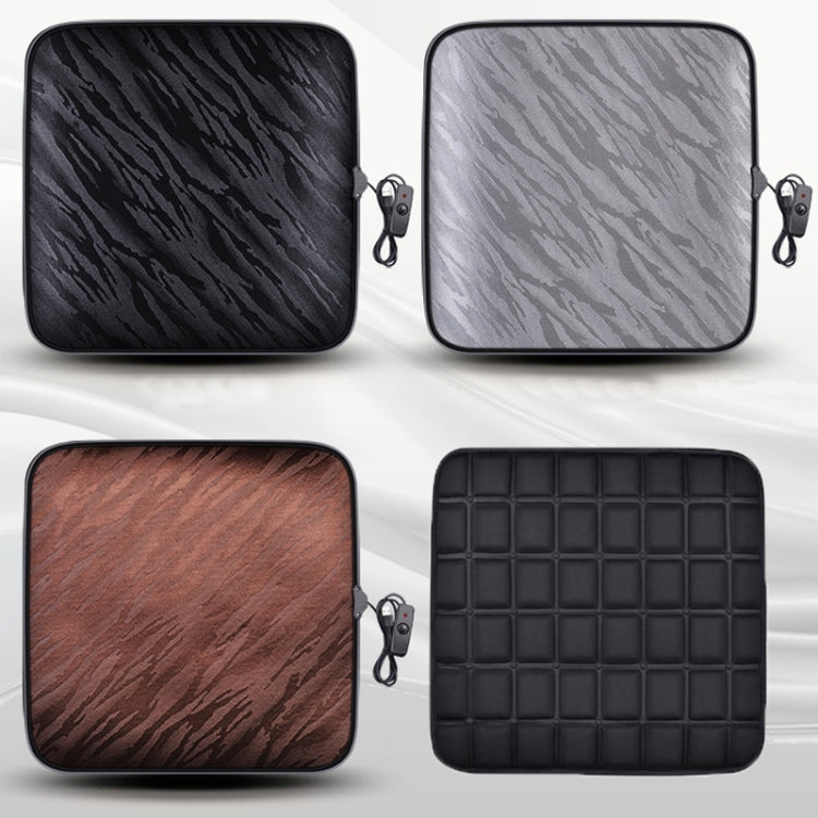 5V Car USB Interface Electric Heating Seat Cushion, Color: Coffee - Seat Accessories by PMC Jewellery | Online Shopping South Africa | PMC Jewellery | Buy Now Pay Later Mobicred