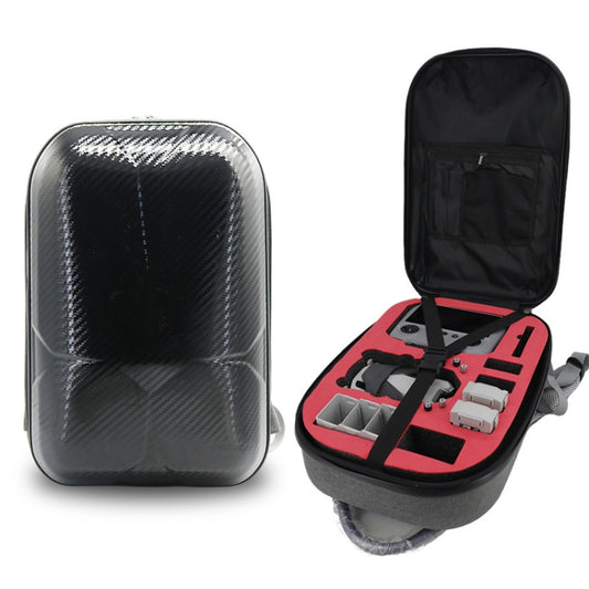 For DJI Mini 4 Pro Drone Storage Bag Carbon Fiber Backpack, Spec: Conventional Style - Backpacks & Bags by PMC Jewellery | Online Shopping South Africa | PMC Jewellery