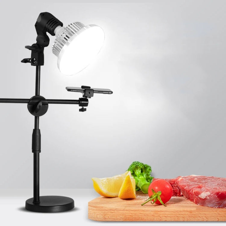 80W 120mm  Mushroom Fill Light + Desktop Overhead Photography Stand Kit for Photo/Video - Selfie Light by PMC Jewellery | Online Shopping South Africa | PMC Jewellery | Buy Now Pay Later Mobicred