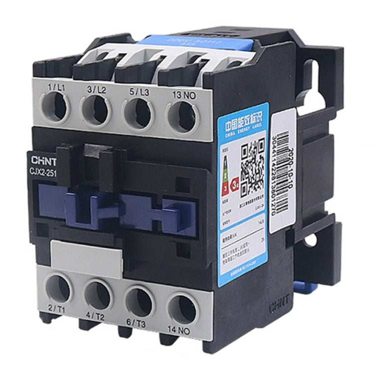 CHNT CJX2-2501 25A 220V Silver Alloy Contacts Multi-Purpose Single-Phase AC Contactor - Relays by CHNT | Online Shopping South Africa | PMC Jewellery | Buy Now Pay Later Mobicred