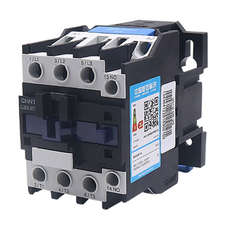 CHNT CJX2-3210 32A 220V Silver Alloy Contacts Multi-Purpose Single-Phase AC Contactor - Relays by CHNT | Online Shopping South Africa | PMC Jewellery