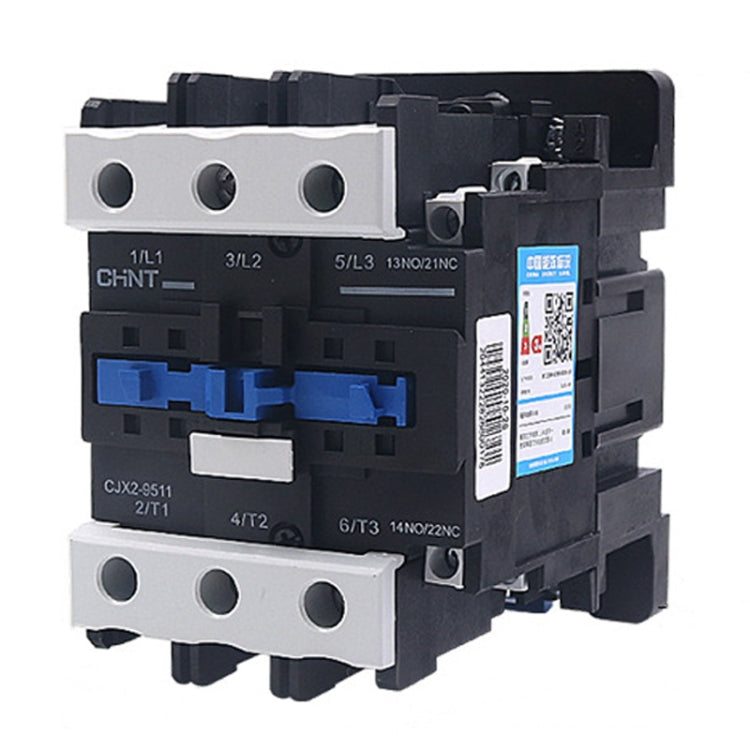 CHNT CJX2-9511 95A 220V Silver Alloy Contacts Multi-Purpose Single-Phase AC Contactor - Relays by CHNT | Online Shopping South Africa | PMC Jewellery | Buy Now Pay Later Mobicred