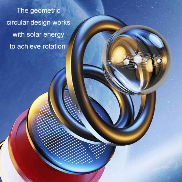 Interstellar Vast Solar Rotating Car Aromatherapy Ornaments, Color: Gold - Air Freshener by PMC Jewellery | Online Shopping South Africa | PMC Jewellery | Buy Now Pay Later Mobicred