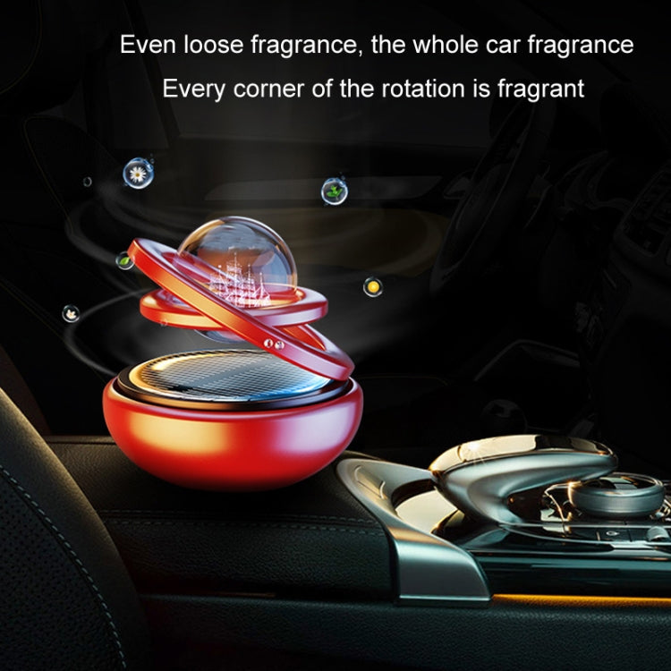 Interstellar Vast Solar Rotating Car Aromatherapy Ornaments, Color: Silver - Air Freshener by PMC Jewellery | Online Shopping South Africa | PMC Jewellery | Buy Now Pay Later Mobicred