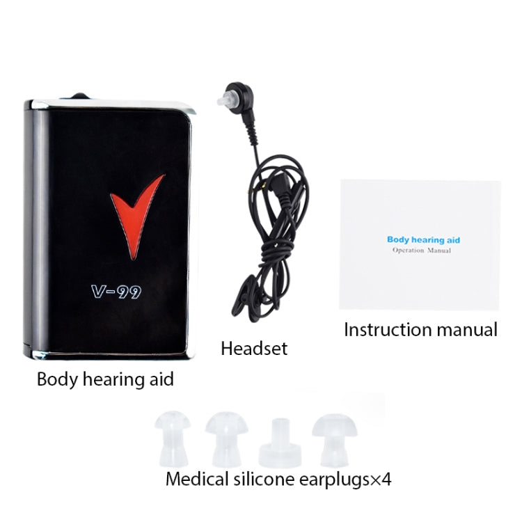 V99 Box Sound Amplifier Aid Hearing Aid Earphone - Hearing Aids by PMC Jewellery | Online Shopping South Africa | PMC Jewellery