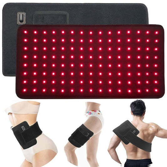 120 LEDs Red Light + Infrared Light Therapy Belt For Back Shoulder Waist Pain Relief UK Plug - Massage & Relaxation by PMC Jewellery | Online Shopping South Africa | PMC Jewellery