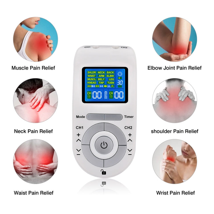 12 Modes TENS Machine Low Frequency Pulse Physiotherapy Device for Pain Relief  HH-8812 - Massage & Relaxation by PMC Jewellery | Online Shopping South Africa | PMC Jewellery
