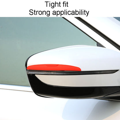 SHANSHI 4pcs /Pack 7753 Car Door Anti-Collision Silicone Strip Bumper Mirror Thickening Decorative Stickers(Gray) - Anti Collision Sticker by SHANSHI | Online Shopping South Africa | PMC Jewellery | Buy Now Pay Later Mobicred