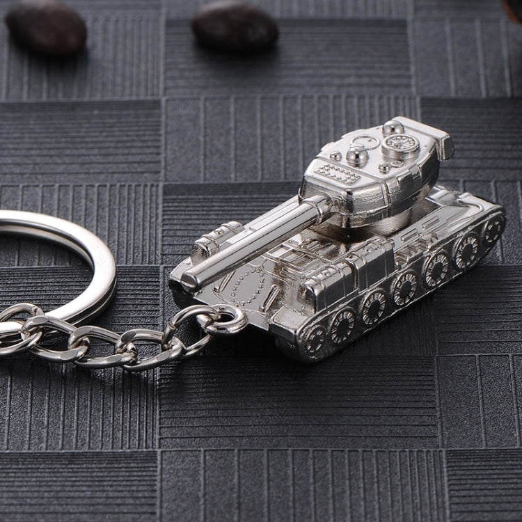 Men Car Pendant Personalized Tank World Model Keychain(Tank Silver) - Key Rings by PMC Jewellery | Online Shopping South Africa | PMC Jewellery | Buy Now Pay Later Mobicred