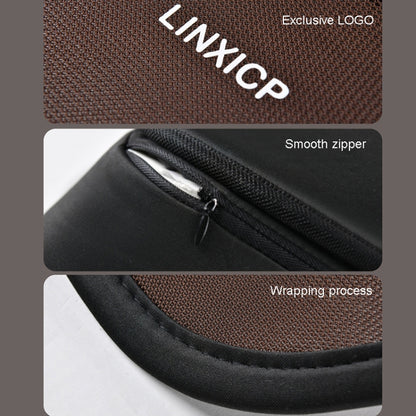 LINXICP 3 In 1 Car Seat Lumbar Cushion Summer Special Memory Foam Breathable Car Back Pad(Black) - Seat Accessories by LINXICP | Online Shopping South Africa | PMC Jewellery | Buy Now Pay Later Mobicred