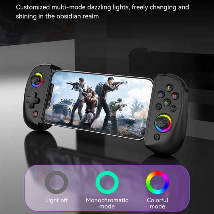 D8 Mobile Phone Stretch Band Light Gamepad Dual Hall Wireless Bluetooth Somatic Vibration Grip for PC / Android / IOS / Tablet / PS3 / PS4 / Switch, Color: Green Blue - Gamepads by PMC Jewellery | Online Shopping South Africa | PMC Jewellery | Buy Now Pay Later Mobicred