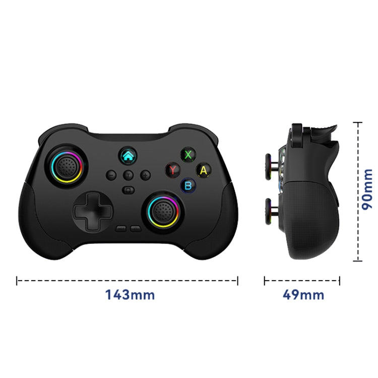 Z01 Wireless Gaming Vortex Dual Hall Body Grip For Switch / PS3 / PS4 / Adroid / IOS(black) - Gamepads by PMC Jewellery | Online Shopping South Africa | PMC Jewellery | Buy Now Pay Later Mobicred