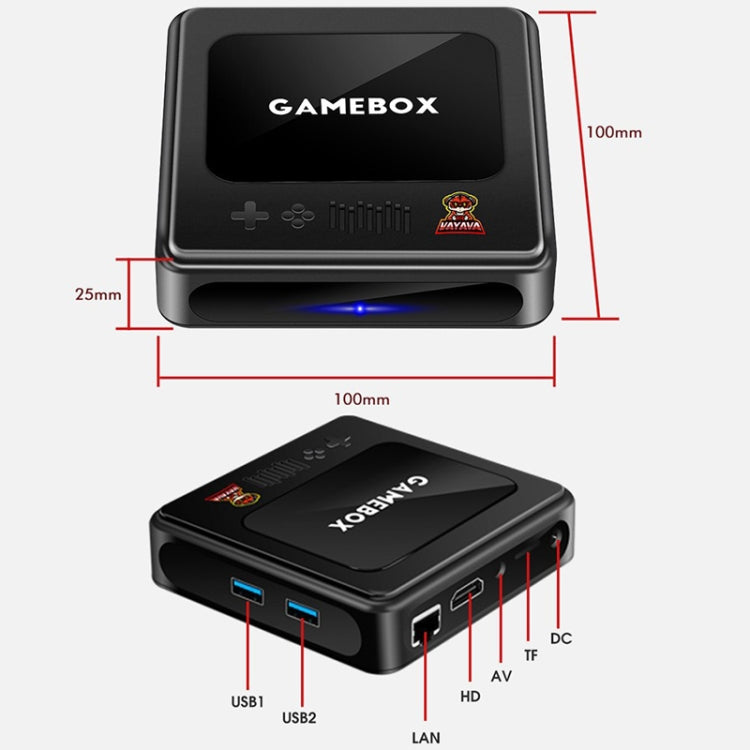 G10 GAMEBOX TV Box Dual System Wireless Android 3D Home 4K HD Game Console Support PS1 / PSP, Style: 128G 40,000+ Games (White) - Pocket Console by PMC Jewellery | Online Shopping South Africa | PMC Jewellery | Buy Now Pay Later Mobicred