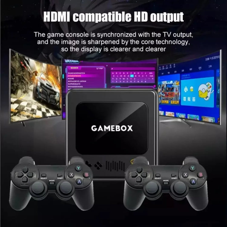 G10 GAMEBOX TV Box Dual System Wireless Android 3D Home 4K HD Game Console Support PS1 / PSP, Style: 64G 30,000+ Games (White) - Pocket Console by PMC Jewellery | Online Shopping South Africa | PMC Jewellery | Buy Now Pay Later Mobicred