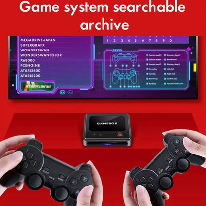 G10 GAMEBOX TV Box Dual System Wireless Android 3D Home 4K HD Game Console Support PS1 / PSP, Style: 128G 40,000+ Games (Black) - Pocket Console by PMC Jewellery | Online Shopping South Africa | PMC Jewellery | Buy Now Pay Later Mobicred